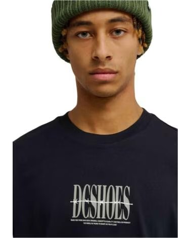 DC SHOES T-SHIRT BREAK THE CHAIN HSS BLACK EDYZT04489
