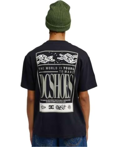 DC SHOES T-SHIRT BREAK THE CHAIN HSS BLACK EDYZT04489