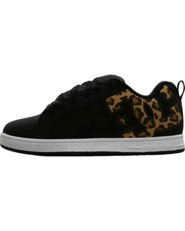 DC SHOES BASKETS COURT GRAFFIK CHEETAH BLACK