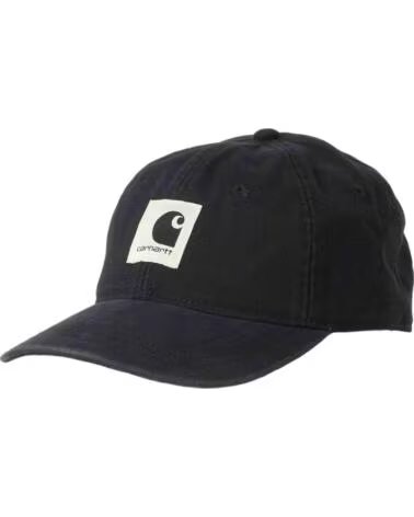 CARHARTT WIP BONÉ CANVAS CAP BLACK I037182