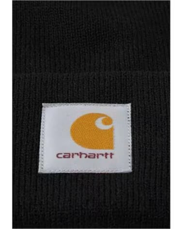 CARHARTT WIP BONNET HIVER SHORT WATCH HAT BLACK