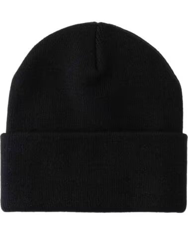 CARHARTT WIP BONNET HIVER SHORT WATCH HAT BLACK
