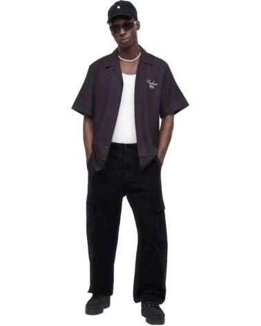 CARHARTT WIP CALÇAS CARGO KADE PRETO