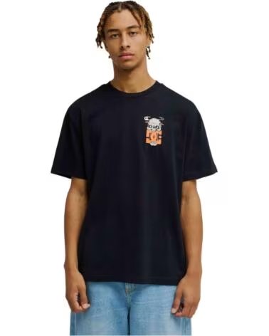 DC SHOES T-SHIRT SAFETY SKULL HSS NOIR