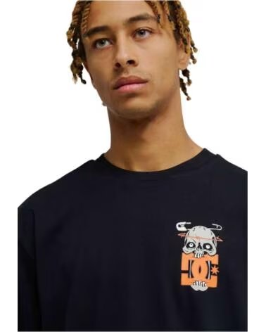DC SHOES T-SHIRT SAFETY SKULL HSS NOIR