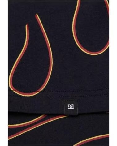 DC SHOES CAMISETA MANGA CORTA BURNING DIAMONDS HSS NEGRO
