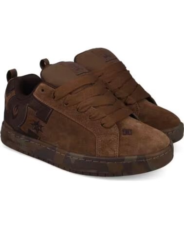 DC SHOES SNEAKER COURT GRAFFIK BROWN EDYS100014-214