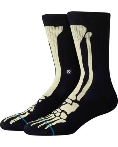 STANCE CALZINI BONES 3 BLACK