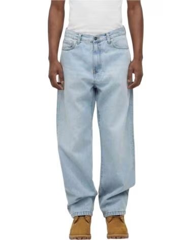 CARHARTT WIP PANTALÓN VAQUERO ANCHO LANDON BLUE HEAVY WORN BLEACHED
