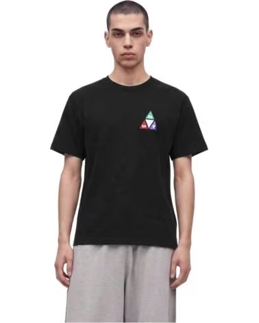T-SHIRT HUF PRISM TT SS TEE BLACK-TEAL