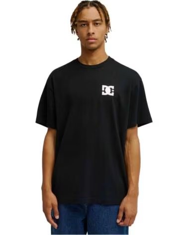 DC SHOES CAMISETA SKULL AND STAR HSS BLACK EDYZT04507