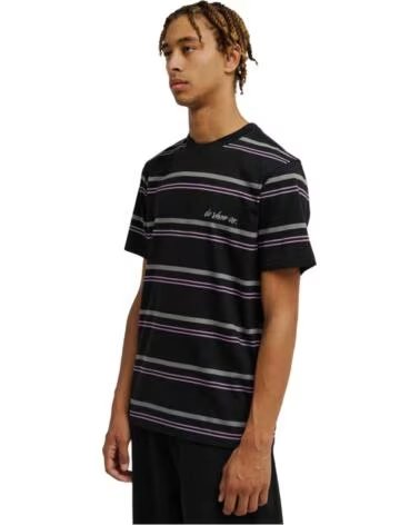 DC SHOES T-SHIRT SHERIFF STRIPE SS BLACK