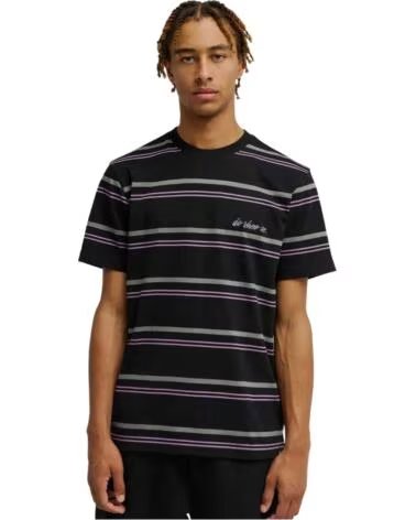 DC SHOES T-SHIRT SHERIFF STRIPE SS BLACK