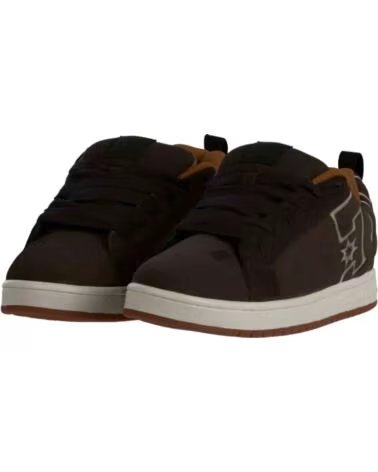 DC SHOES BASKETS COURT GRAFFIK MOCHA-COFFEE
