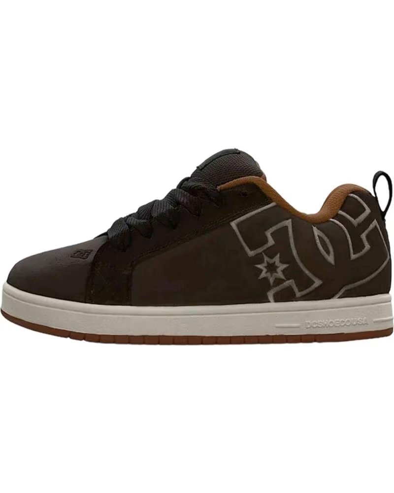 DC SHOES BASKETS COURT GRAFFIK MOCHA-COFFEE