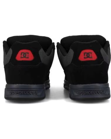 DC SHOES BASKETS COILER BLACK-GREY-RED