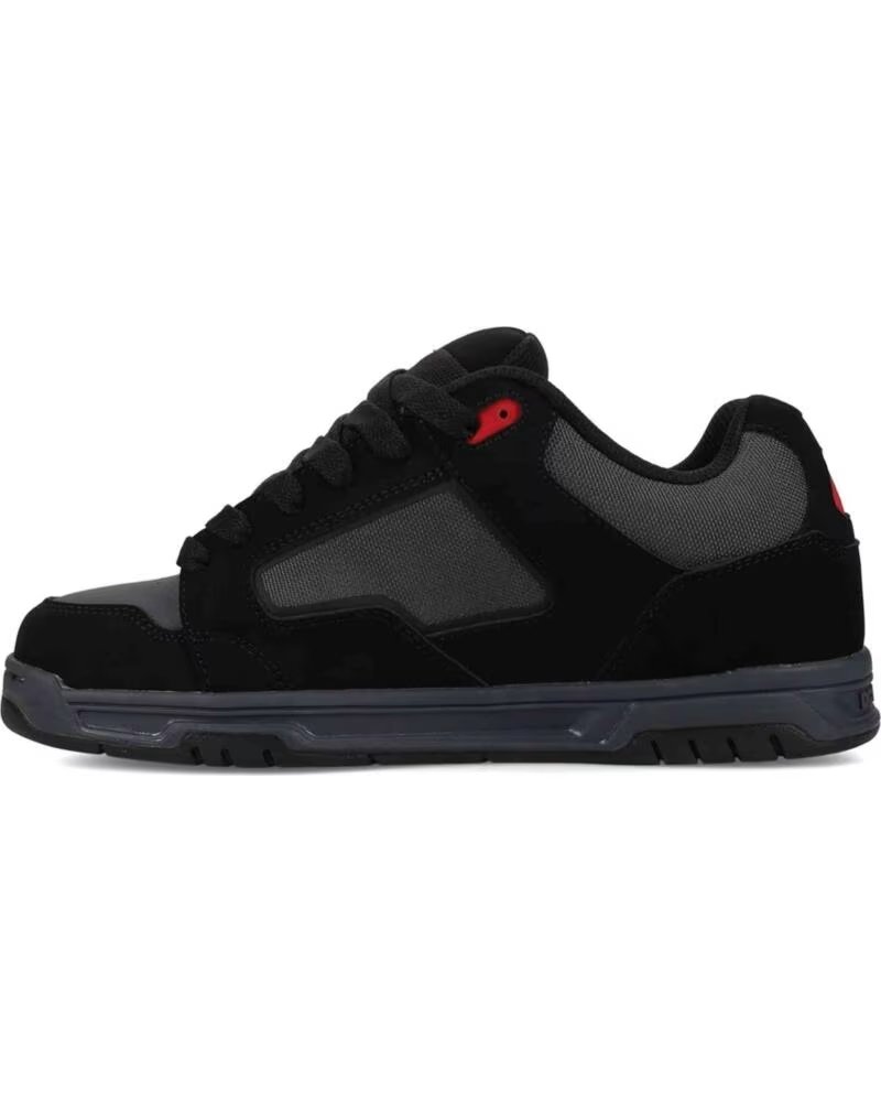 DC SHOES BASKETS COILER BLACK-GREY-RED
