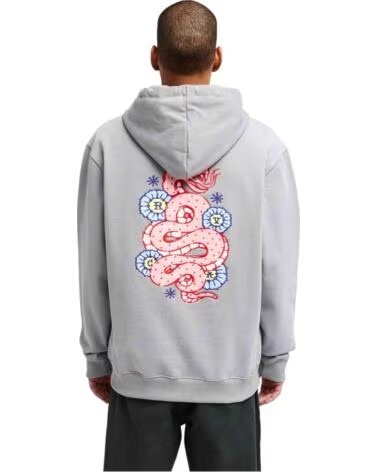 RVCA KAPUZENPULLOVER DALAS SNAKE MONUMENT