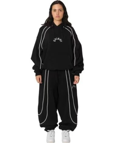 GRIMEY PANTALON DE CHANDAL ANCHO THE INFAMOUS BAGGY SWEATPANTS BLACK GRBTS312-BLK NEGRO