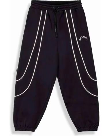 GRIMEY PANTALON DE CHANDAL ANCHO THE INFAMOUS BAGGY SWEATPANTS BLACK GRBTS312-BLK NEGRO