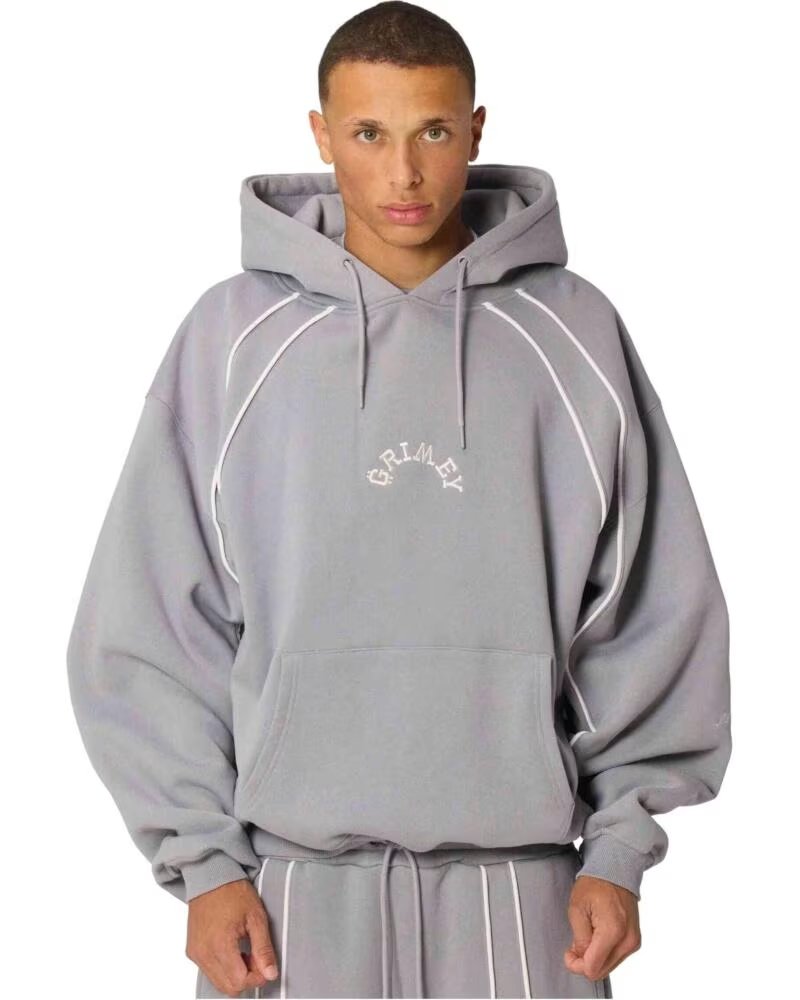 GRIMEY OVERSIZE SWEATSHIRT THE INFAMOUS BOXY HOODIE GCHB674 NEGRO