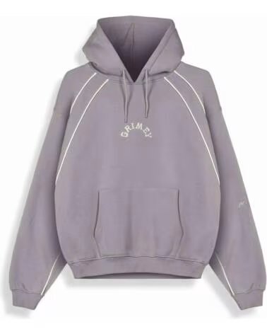 GRIMEY OVERSIZE SWEATSHIRT THE INFAMOUS BOXY HOODIE GCHB674 NEGRO
