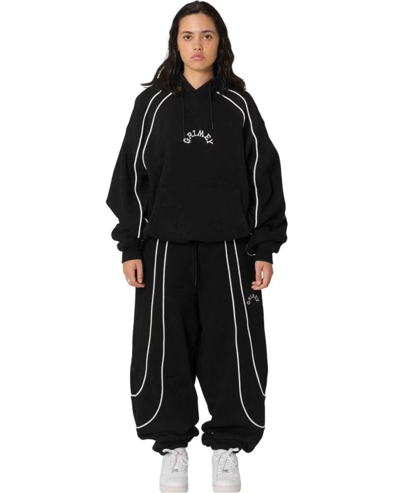 GRIMEY SWEAT-SHIRT OVERSIZE THE INFAMOUS BOXY HOODIE BLACK