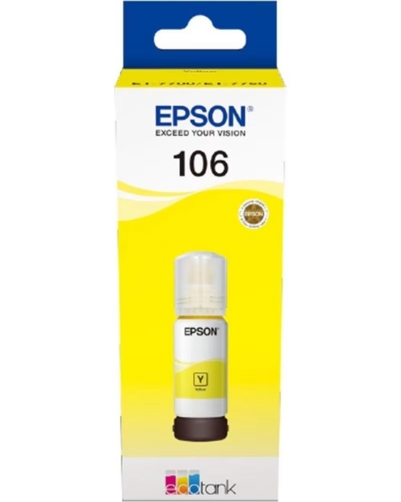 EPSON Cartucho tinta c13t00r440 106 ecotank amarillo ink et - 7700 - et - 7750