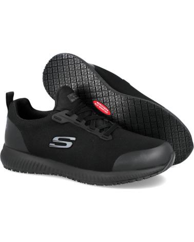 Man Trainers SKECHERS 200051 SQUAD SR-MY NEGRO