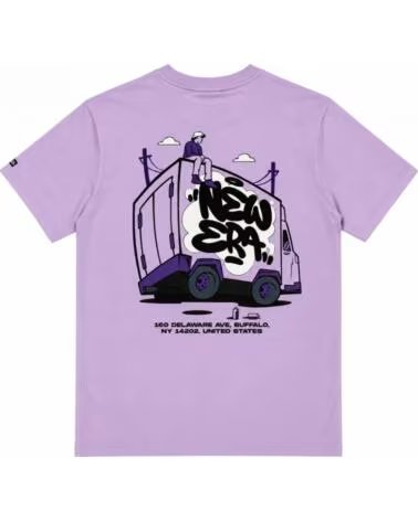 NEW ERA T-SHIRT GRAFFITI OVERSIZED VIOLA 0