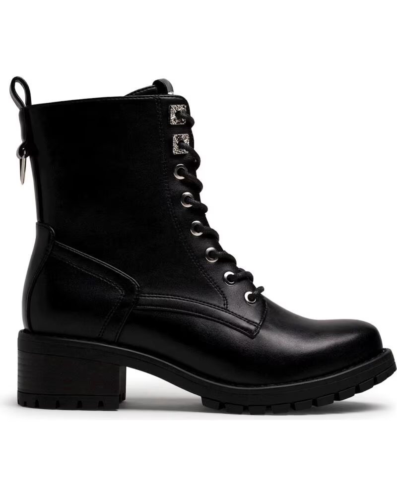 BOTTINES MILITAIRES FEMME MARIA MARE 63801 NOIR NEGRO