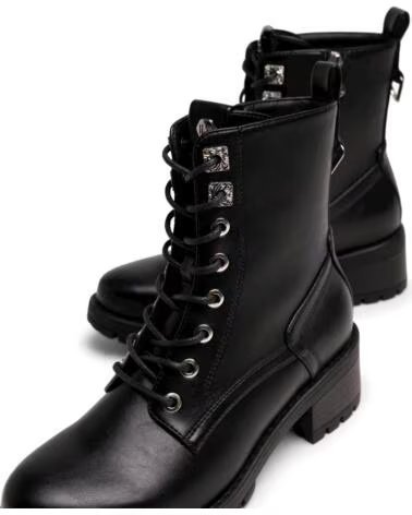 BOTTINES MILITAIRES FEMME MARIA MARE 63801 NOIR NEGRO