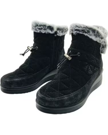 MYSOFT BOTTINE FEMME FOURRURE 26M577 NOIR NEGRO