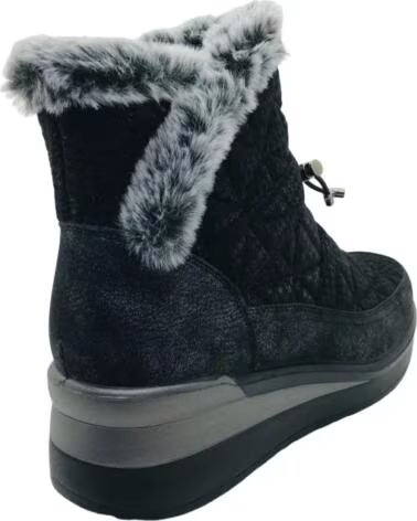 MYSOFT BOTTINE FEMME FOURRURE 26M577 NOIR NEGRO