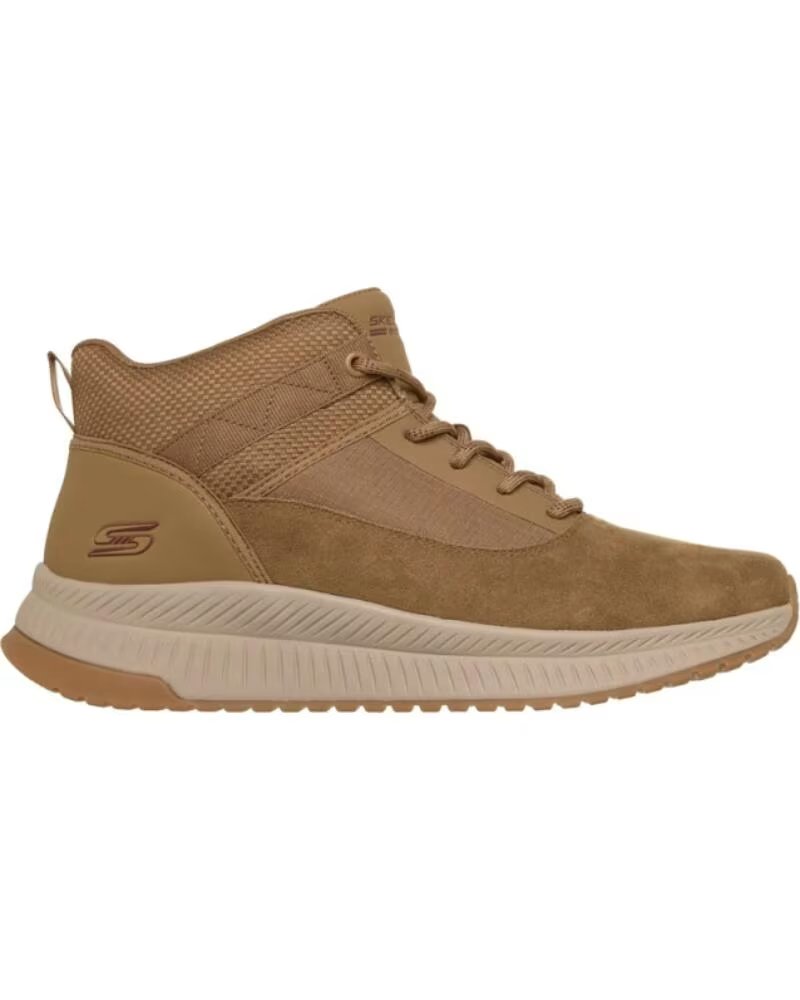 SKECHERS BOBS SQUAD 4 URBAN RIDGE LEDER BRAUN MARRóN