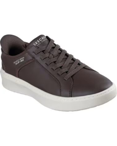 SKECHERS COURT BREAK FREIZEITSCHUHE BRAUN DAMEN MARRON