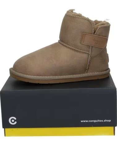STIVALI IN PELLE PER BAMBINA CONGUITOS COSH327018 TAUPE