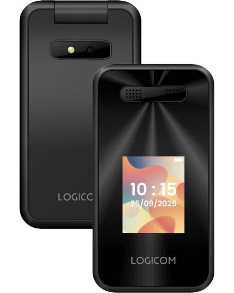 LOGICOM Fleep S90 Movil Basico 4G 2 40 DS Negro
