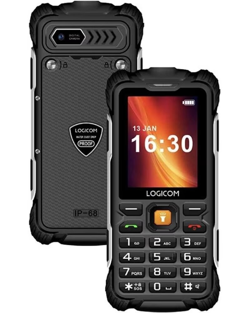 LOGICOM Xtrem 60 Movil Basico 4G 2 40 DS IP68 Neg