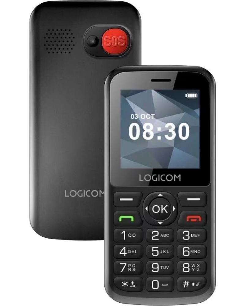 LOGICOM Posh S85 Movil Basico 4G 2 51 DS Negro
