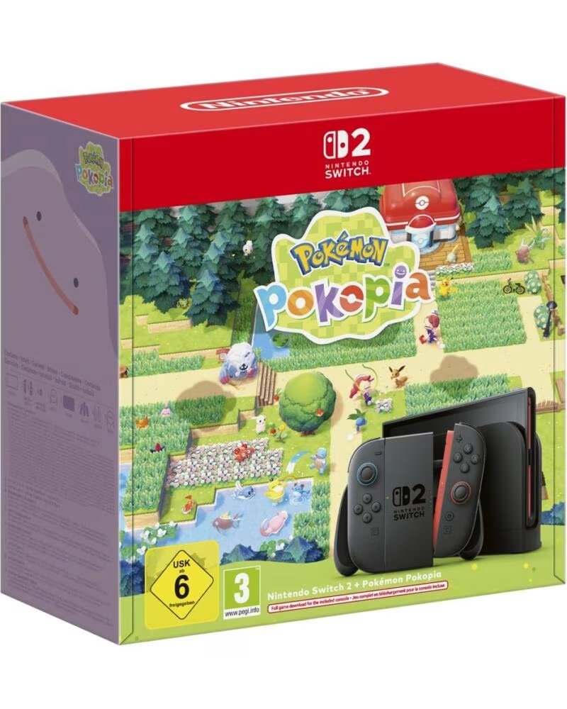 NINTENDO Switch 2- Incluye Codigo Juego Pokemon Pokopia