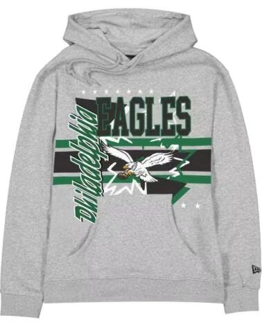 NEW ERA FELPA PHILADELPHIA EAGLES SPORT CLASSICS HEATHER GRAY 0