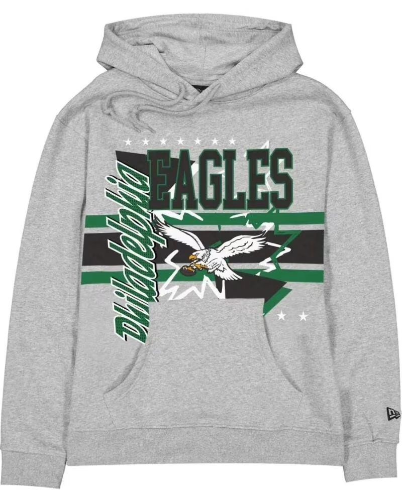 NEW ERA FELPA PHILADELPHIA EAGLES SPORT CLASSICS HEATHER GRAY 0