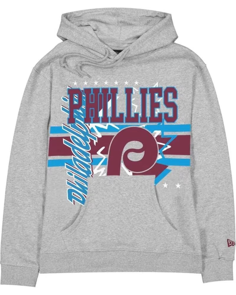 NEW ERA FELPA PHILADELPHIA PHILLIES SPORT CLASSICS HEATHER GRAY 0