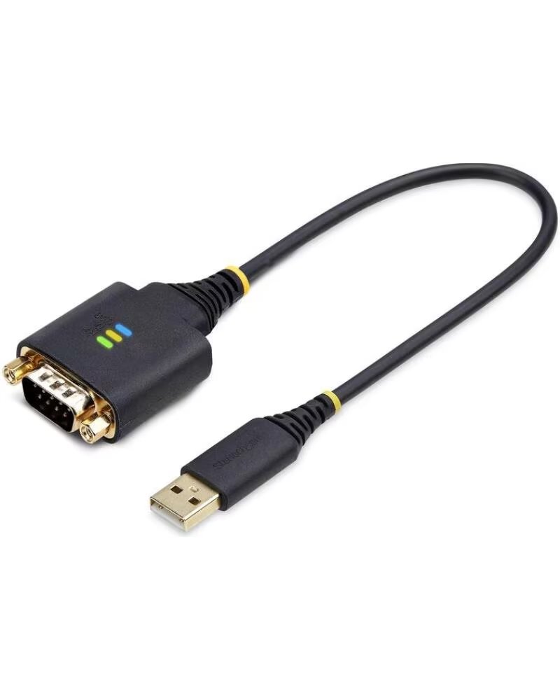 STARTECHCOM CABLE ADAPTADOR USB TIPO A A RS232 DB9 0,30M MACHO A NEGRO