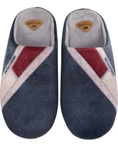 DEVALVERDE HERREN HAUSSCHUH DV5502 MARINEBLAU MARINO