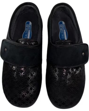 DEVALVERDE DAMEN KOMFORT HAUSSCHUH DV1109 SCHWARZ NEGRO