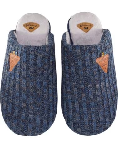 DEVALVERDE HERREN HAUSSCHUH DV5500 - MARINEBLAU MARINO