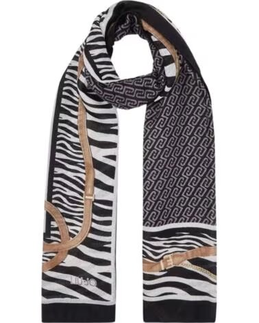 FOULARD ANIMALIER LIU JO PRETO MULTICOLOR VARIOS COLORES