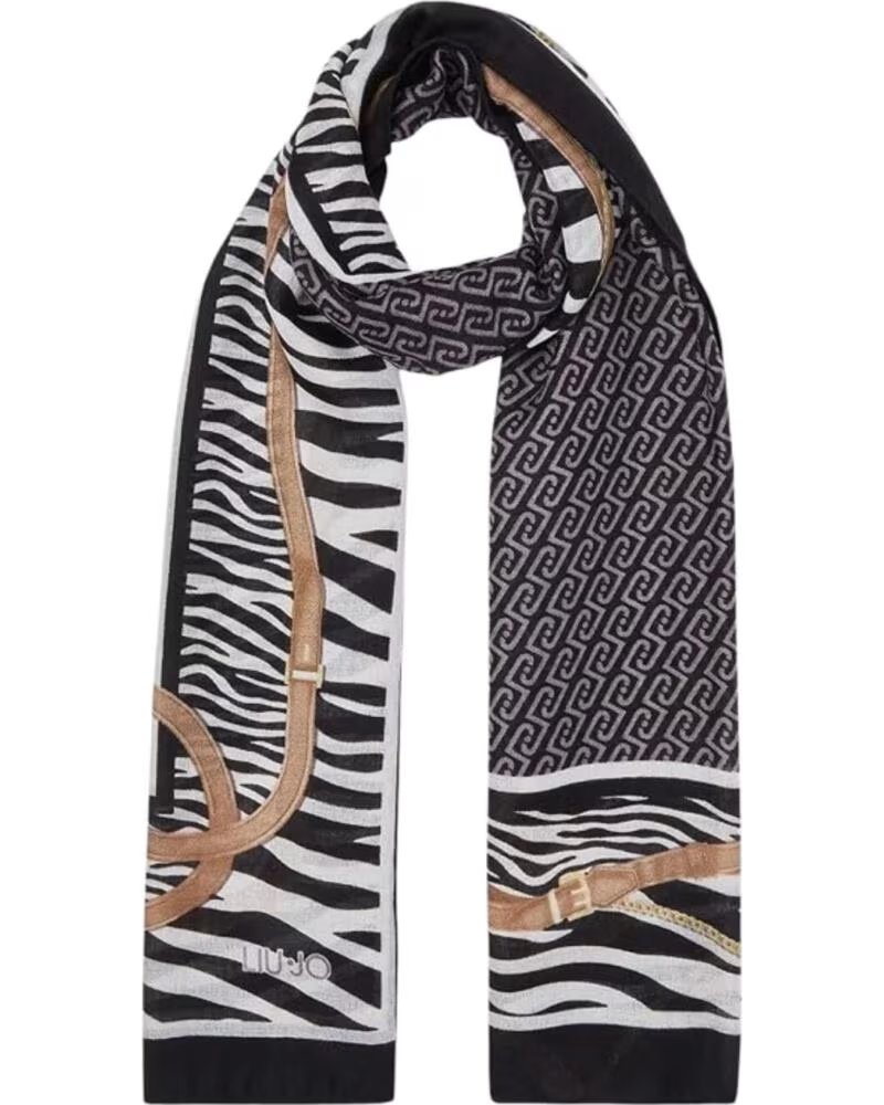 FOULARD ANIMALIER LIU JO NEGRO Y MULTICOLOR VARIOS COLORES